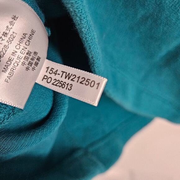 Tommy Bahama Womens Pullover Sweater Size M Floral Satin Trim Snap Collar - Picture 6 of 8